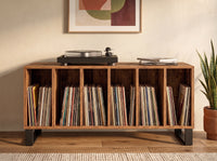 Console Sonolya Archives 100 en situation avec platine et vinyles