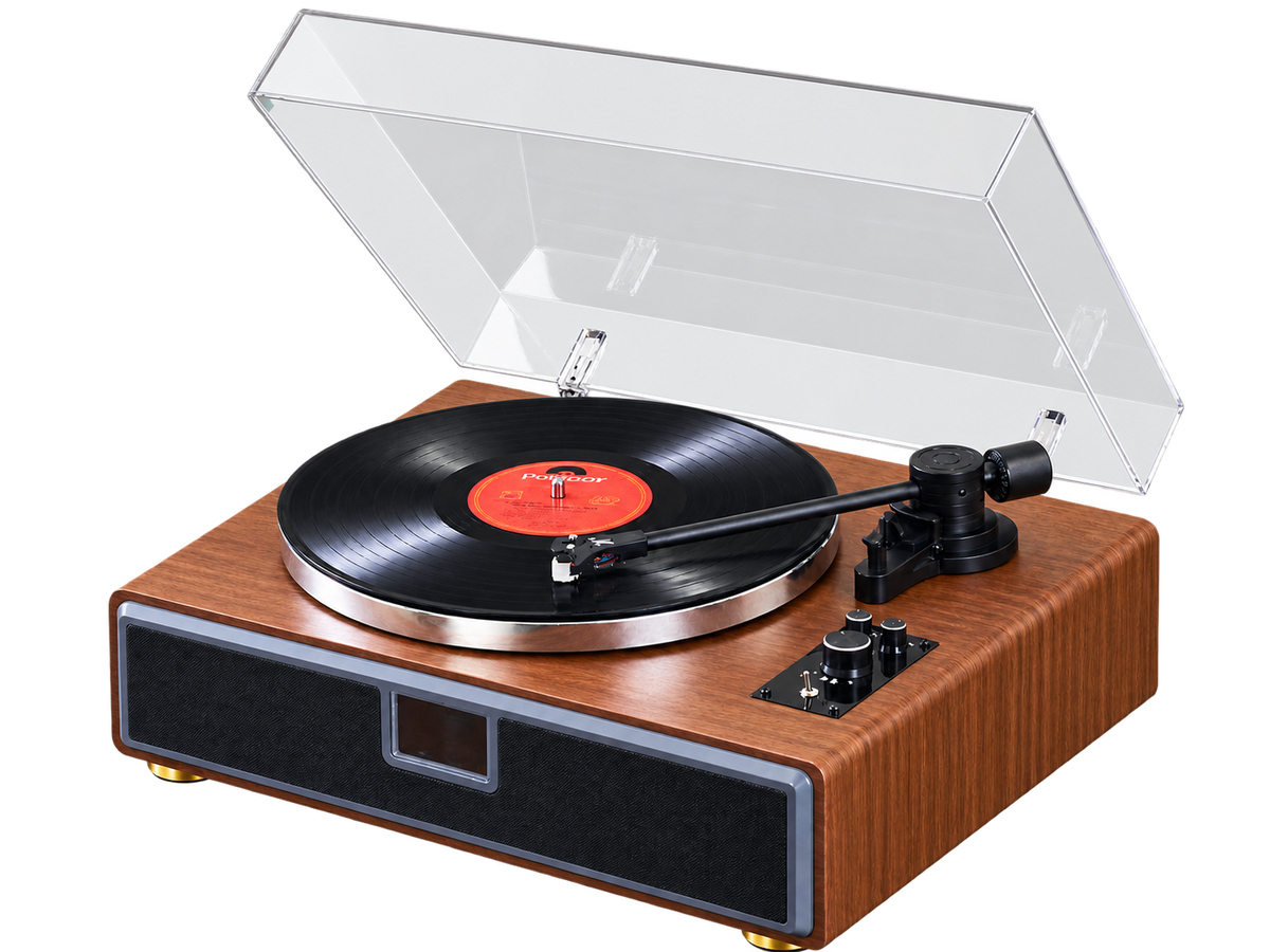Platine vinyle Bluetooth Héritage avec traitement du signal par tubes, vue 3