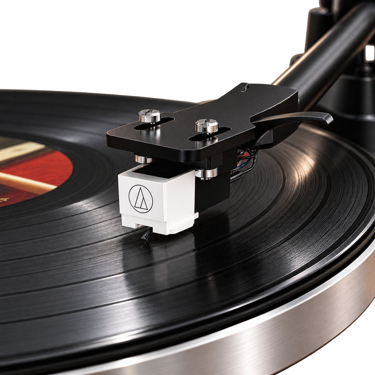 Détail de la cellule Audio-Technica AT-3600L de la platine Studio